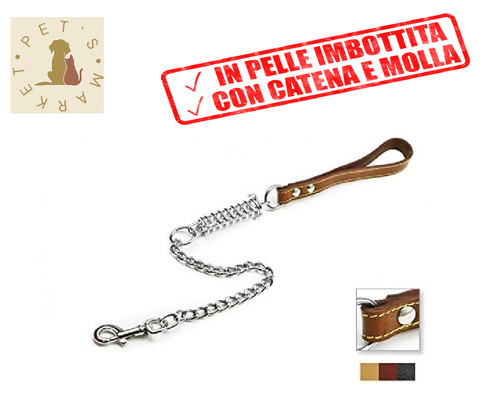 Guinzaglio cuoio per cane - guinzaglio, in