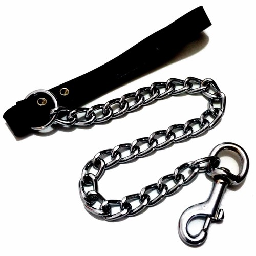 Hundeleine cromata con manico - cromata,
