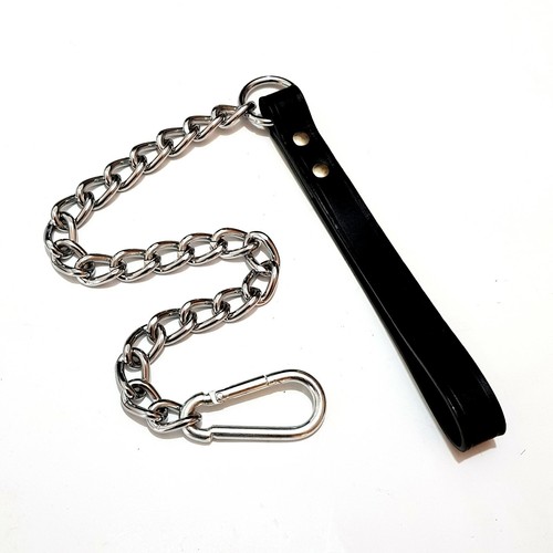 Hundeleine cromata con manico - hundeleine,