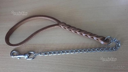 Guinzaglio con catena - , cane